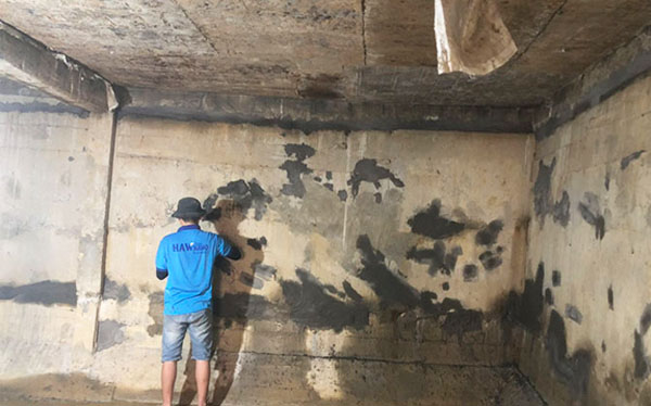 Thi công chống thấm bể nước xưởng may