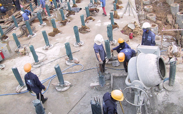 Thi công VINKEMS GROUT 4HF